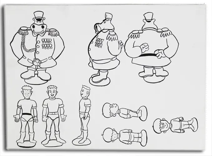 Early character construction and turnaround studies