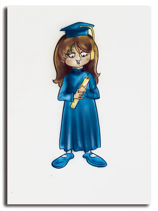Colegio La Merced featured student character